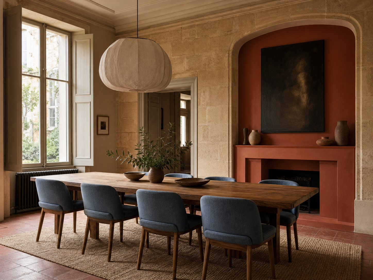 Salle à manger dans une maison bordelaise